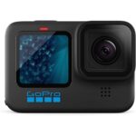 GoPro HERO 11 HyperSmooth Action Camera, 27MP with Improved Performance, 5.3K60/2.7K240 Video, Wi-Fi & Bluetooth Connectivity, 1720mAh Capacity Rechargeable Battery, Black