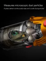 Dyson V12 Detect Slim™ Absolute Cordless Vacuum Cleaner (Yellow/Nickel) - Image 8