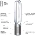 Dyson Purifier Cool Autoreact air purifier TP07 (White/Silver) - Image 8