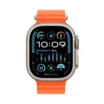 Apple Watch Ultra 2 [GPS + Cellular 49mm] Titanium Case with - Orange Ocean Band - Image 2
