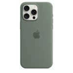 Apple iPhone 15 Pro Silicone Case with MagSafe - Cypress - Image 3