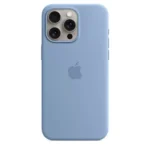 Apple iPhone 15 Pro Silicone Case with MagSafe - Winter Blue