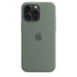 Apple iPhone 15 Pro Silicone Case with MagSafe - Cypress - Image 4