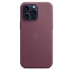 Apple iPhone 15 Pro FineWoven Case with MagSafe - Mulberry - Image 3
