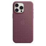 Apple iPhone 15 Pro FineWoven Case with MagSafe - Mulberry - Image 2