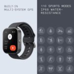 CMF By Nothing Watch Pro Smartwatch GPS Fitness Tracker - Dark Grey+Ash Grey - Image 4