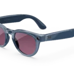 Ray-Ban Meta Headliner Smart Glasses - Shiny Jeans Dusty Red (RW4009)